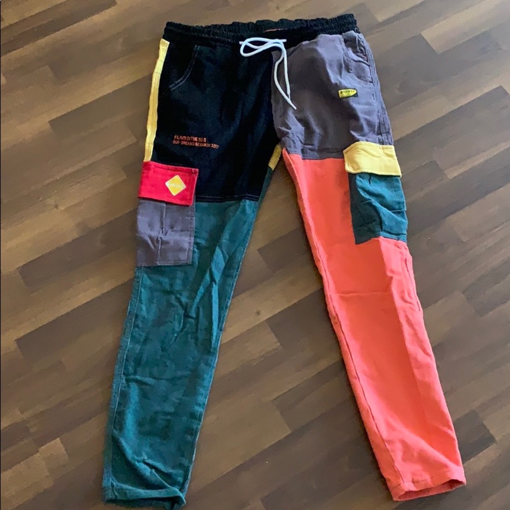 Shein corduroy multicolored pants